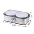 Devanti Greek Yoghurt Maker Machine 2x960ml Large Tubs Temp Control Grey