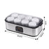 Devanti Yoghurt Maker Machine 8x180ml Glass Jars Digital Temp Control Black