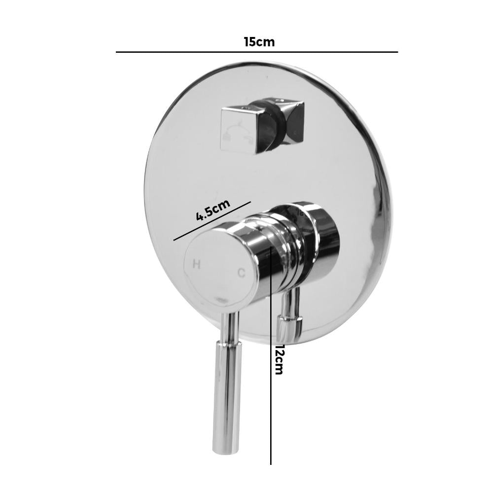 Chrome Shower Mixer Valves Wall Mounted