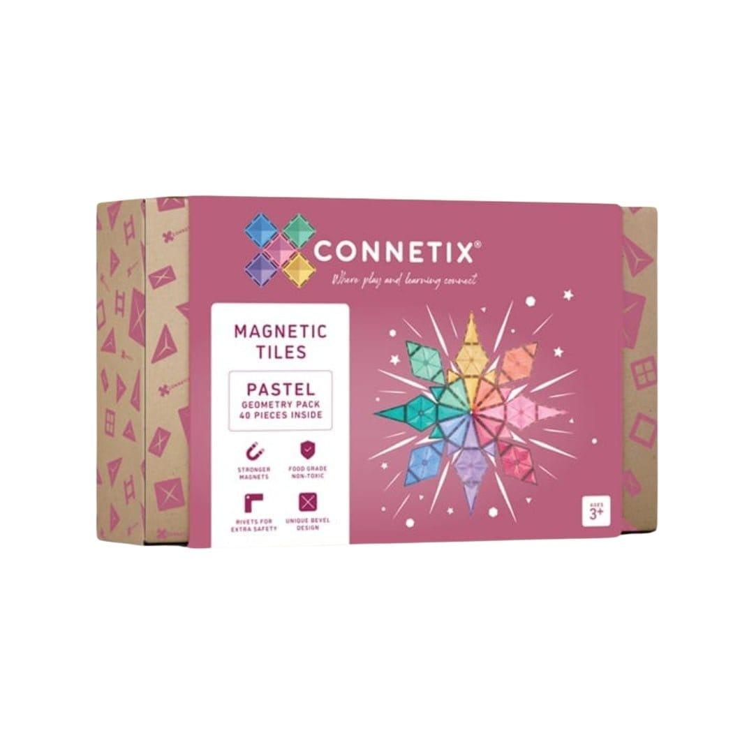 Connetix Tiles 40 pc Pastel Geometry Pack