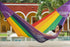 Single Size Cotton Mexican Hammock in Rainbow Colour