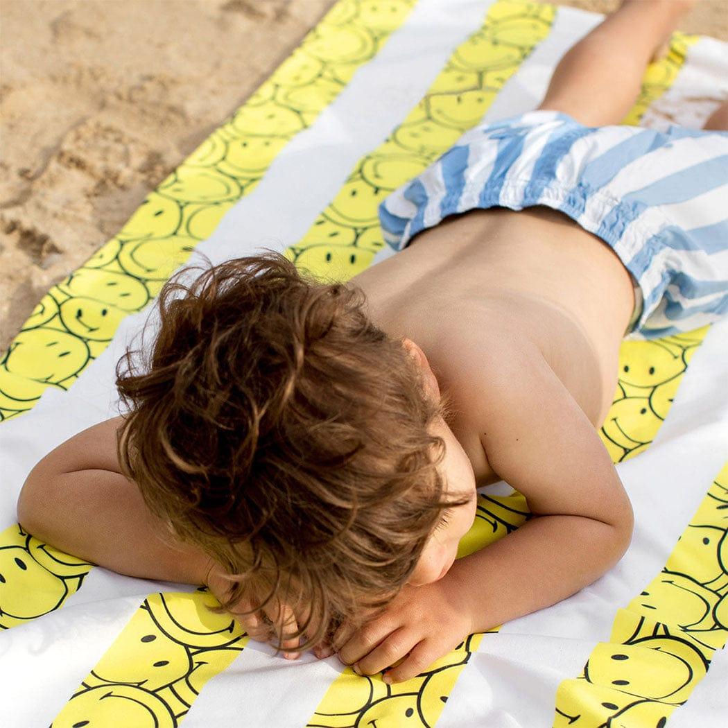 Dock & Bay KIDS Beach Towel | Quick Dry | Smiley