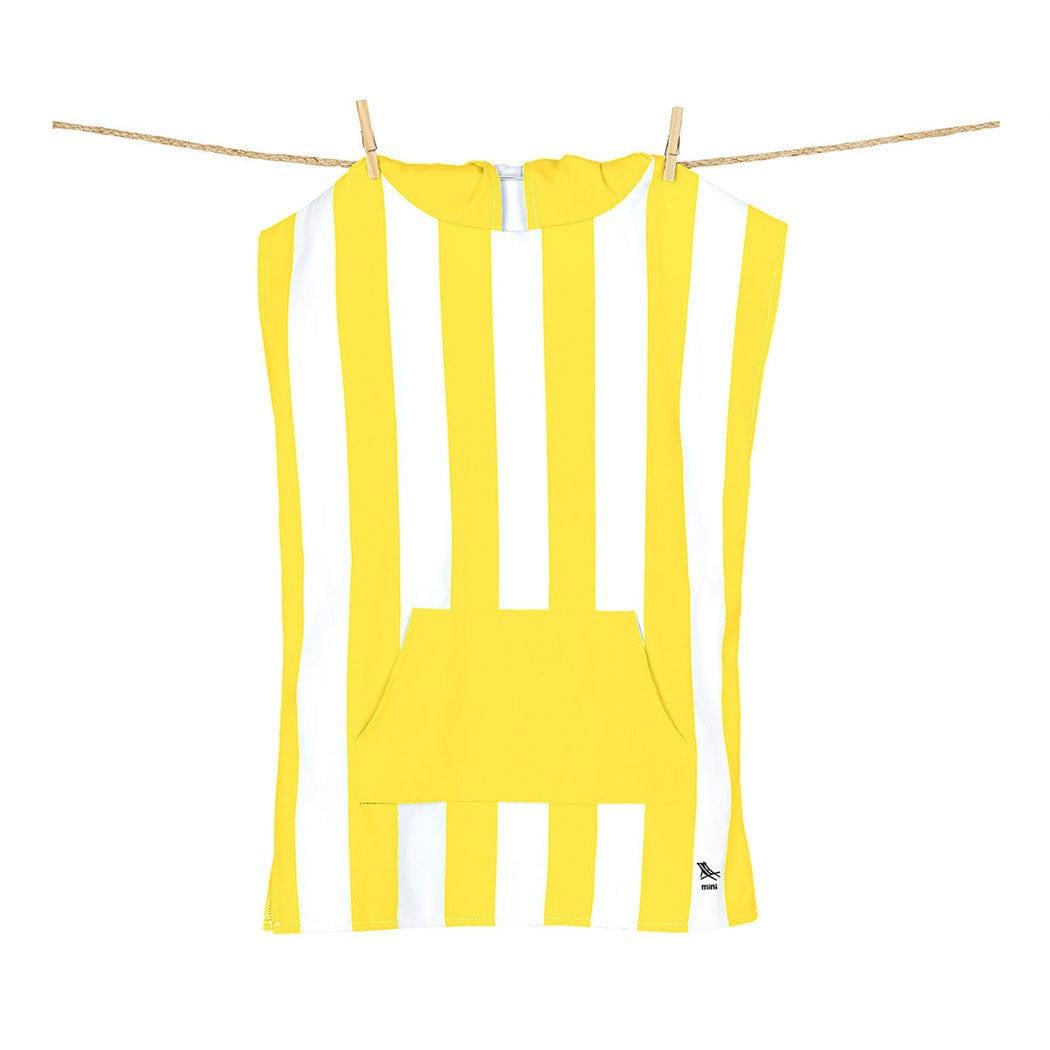 Dock & Bay KIDS Poncho Hooded Towel -Mini Cabana Collection-Boracay Yellow S (4-7yrs)