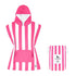 Dock & Bay KIDS Poncho Hooded Towel -Mini Cabana Collection-Phi Phi Pink XS (2-4yrs)