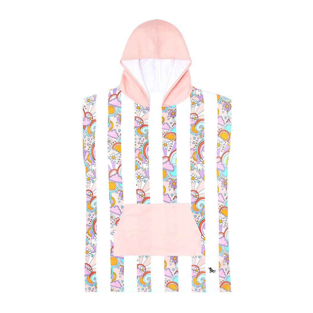 Dock & Bay KIDS Poncho Hooded Towel - Pink Power XS (2-4yrs)