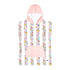 Dock & Bay KIDS Poncho Hooded Towel - Pink Power XS (2-4yrs)