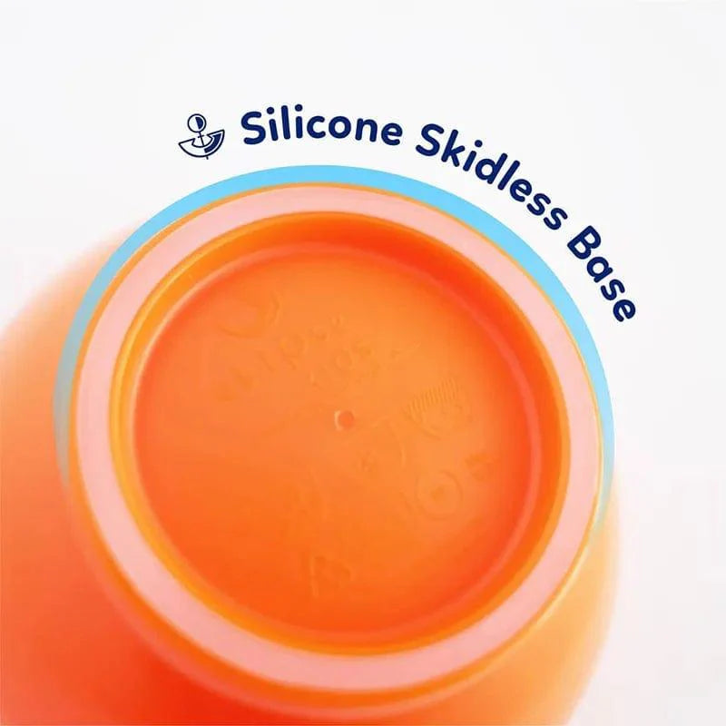 Elipse Kids Spill-Proof Anti-Slip Bowl Stage 1 | Single Pack with Lid Orange