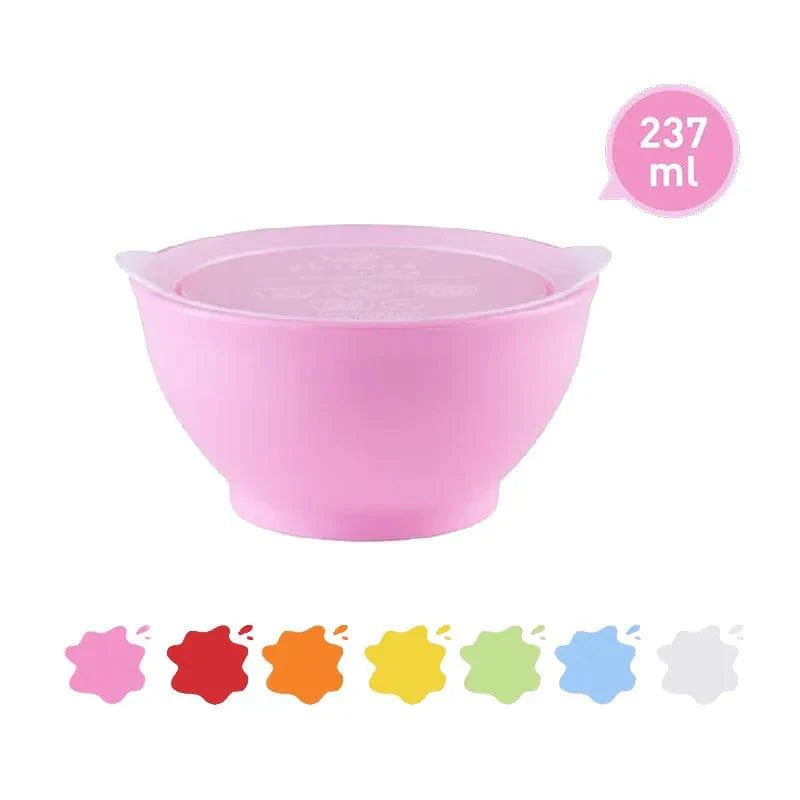 Elipse Kids Spill-Proof Anti-Slip Bowl Stage 1 | Single Pack with Lid White