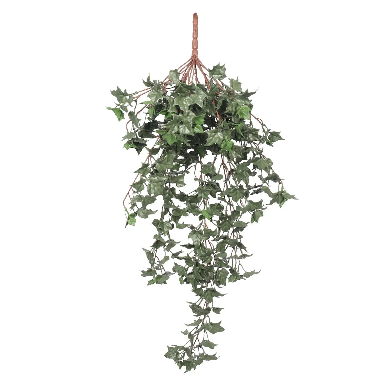 Artificial Hanging Ivy Bush 80cm – UV Resistant English Ivy, Dark Green