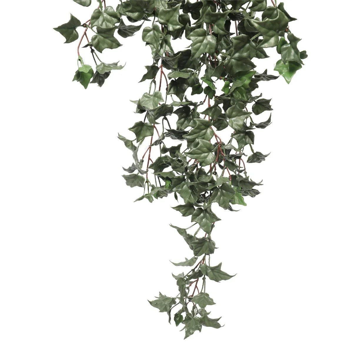Artificial Hanging Ivy Bush 80cm – UV Resistant English Ivy, Dark Green