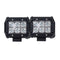 Pair 4 Inch CREE LED Work Lights Flood Beam IP68 Offroad Reverse & Fog Lamps