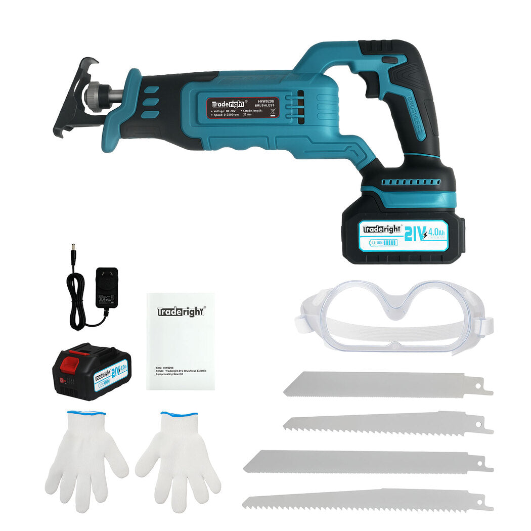 Traderight 21V Cordless Electric Reciprocating Saw Kit-2006733389020925952