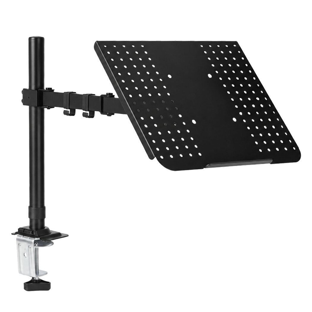 Levede Single Monitor Arm Desk Mount for 13-32 Inch Height Adjustable Black-2100035032906338304