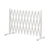 Garden Security Fence Gate Expandable White-1886651053764644864