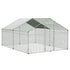 Pawz 400x300x194cm Large Metal Walk-in Chicken Coop Cage-1894516808476659712