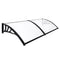 Mountview Window Door Awning Outdoor 1M X 2.4M Transparent 1x2.4M-2006733104311570432