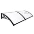 Mountview Window Door Awning Outdoor 1M X 2.4M Transparent 1x2.4M-2006733104311570432
