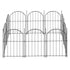 Mountview 10 Pcs Garden Fence Border Rustproof Metal-2050056905753235456