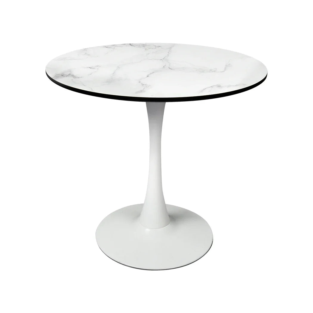 Levede Dining Table Kitchen 4 Person White-2006733275149766656