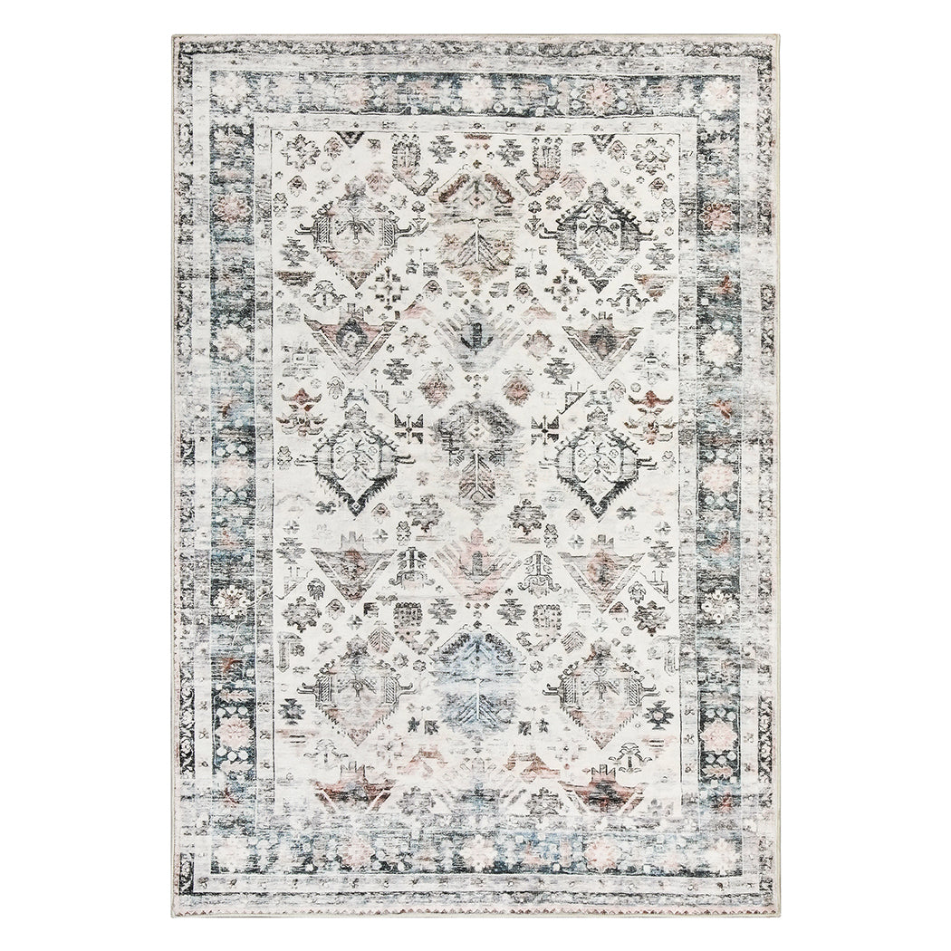 Marlow  Floor Rug Vintage Short Pile Washable Carpet Soft Plush Non Slip 80X120-1894516739669102592