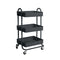 Levede 3 Tiers Kitchen Trolley Cart Grey-2018816738329759744