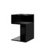 Levede 1xBedside Tables Drawers Side Black-1864184438766833664