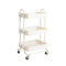 Levede 3 Tiers Kitchen Trolley Cart White-2006733175103033344