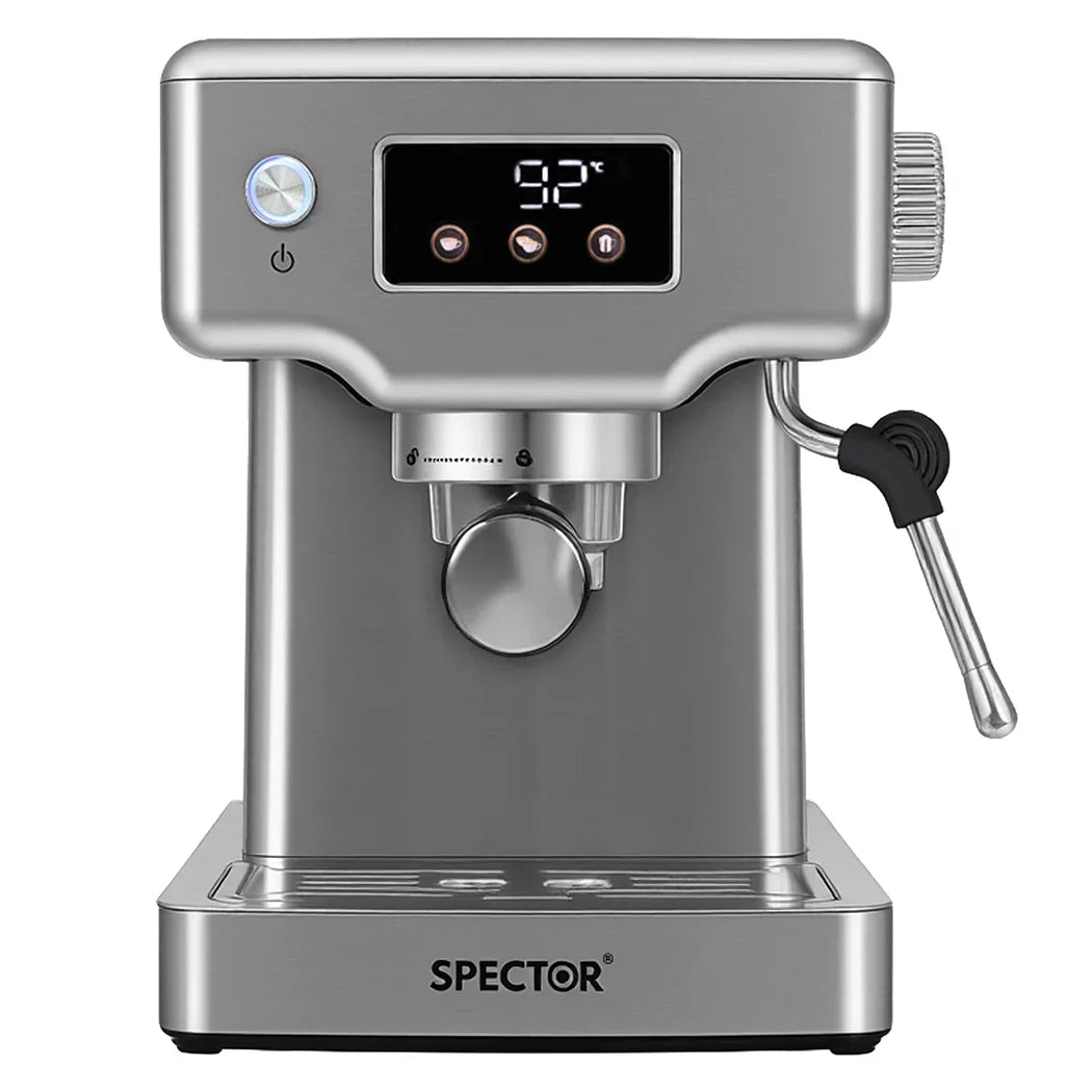 Spector 20 Bar Espresso Coffee Machine Maker Milk Frother Cappuccino Latte Cafe-2050056761360125952
