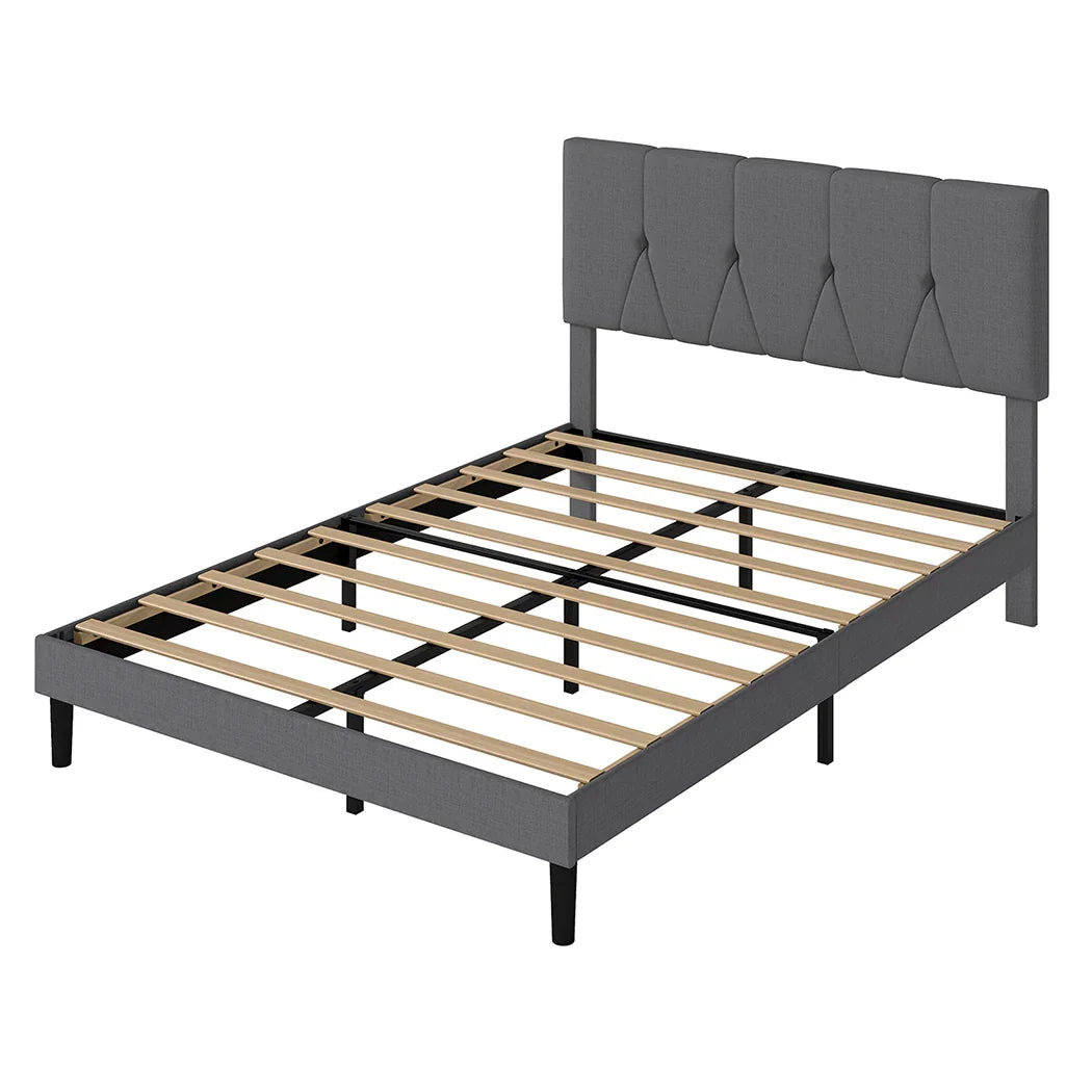Levede Bed Frame Upholstered Platform Mattress Base Double-2050056907640672256