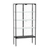Stacked Glass Display Cabinet Steel 4 Tier 160cm-2006732866213515264