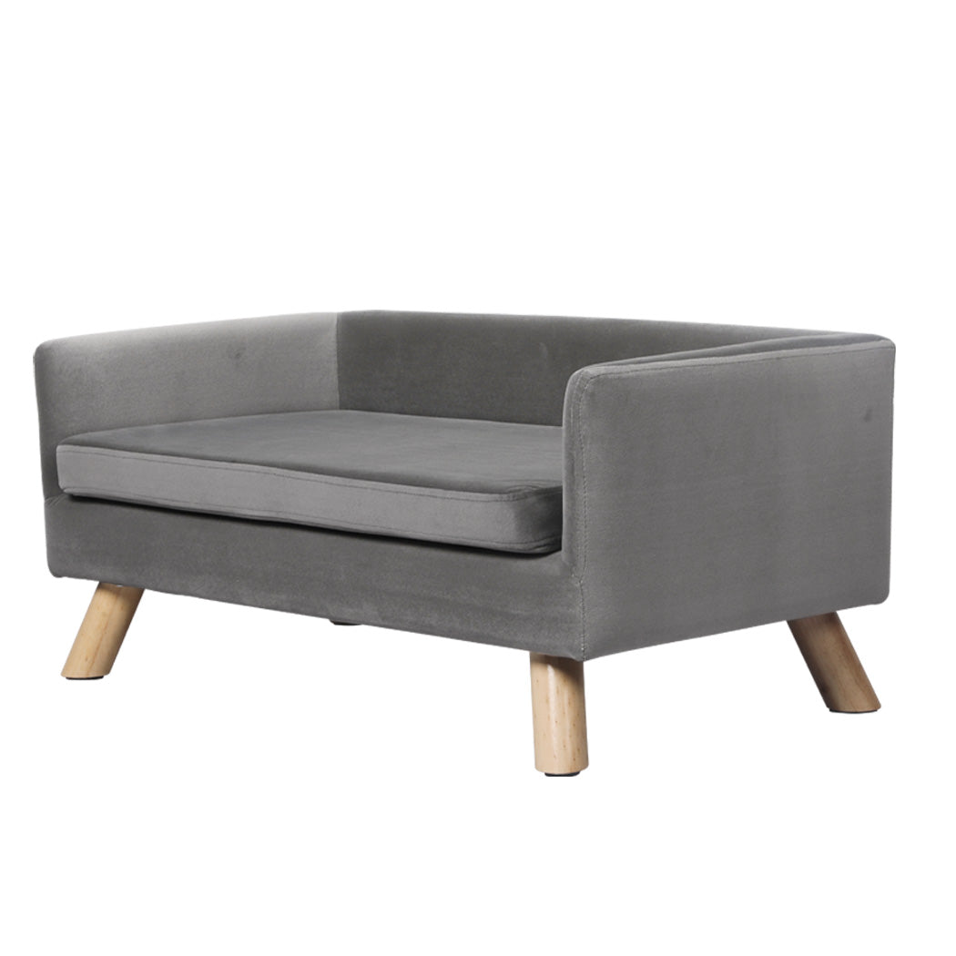 PaWz Pet Sofa Bed Dog Warm Soft Lounge Grey-2018816849411706880