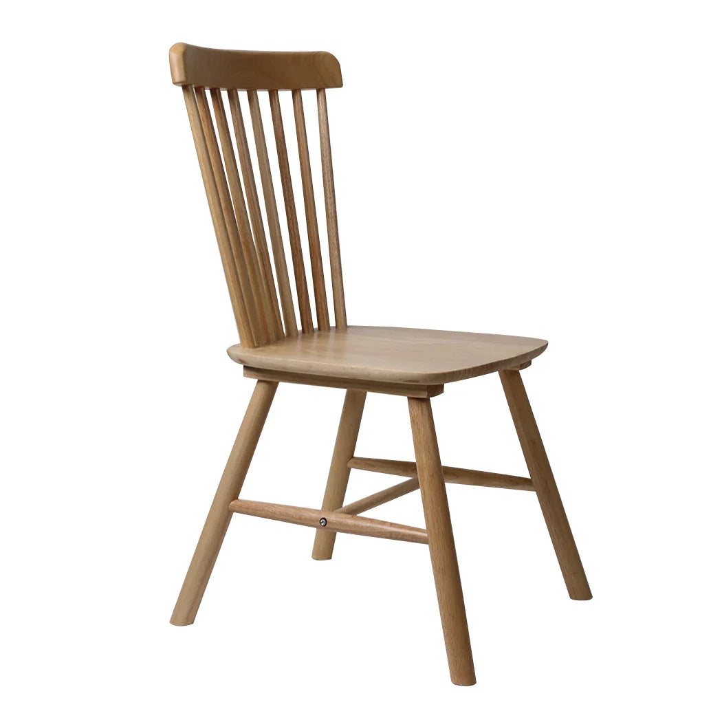 Levede 2x Dining Chairs Kitchen Windor Oak-2006733257516912640