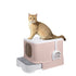 PaWz Cat Litter Box Fully Enclosed Kitty Coffee-2018816770344882176