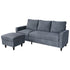 Levede L-shaped Sectional Sofa Lounge Chaise Set