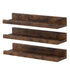 Levede Floating Shelves 3 Pack Wall Mounted Wood Storage Display Rack Room Decor-2050056792897097728