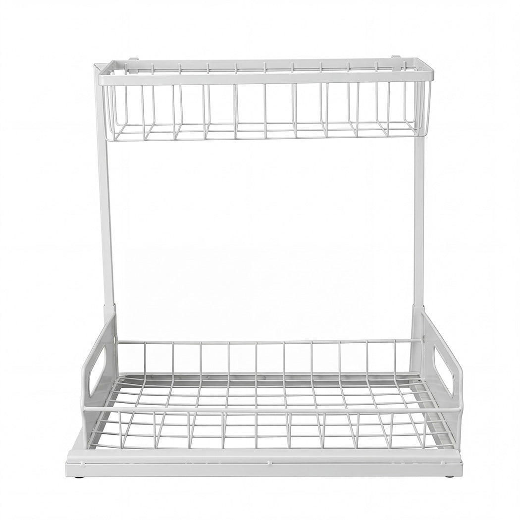 Toque Under Sink Storage Rack Kitchen Cabinet Organiser 2-Tier Shelving Home-2050059015223906304