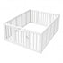 BoPeep Large Baby Playpen HDPE Safety Fence with 36 Suction Cups Indoor White-2100034970889359360