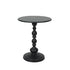 Levede Side Table Vintage End Round Black-2029387286042513408