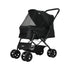 PaWz Pet Stroller Dog Cat Carrier Foldable Black-2006733031766888448