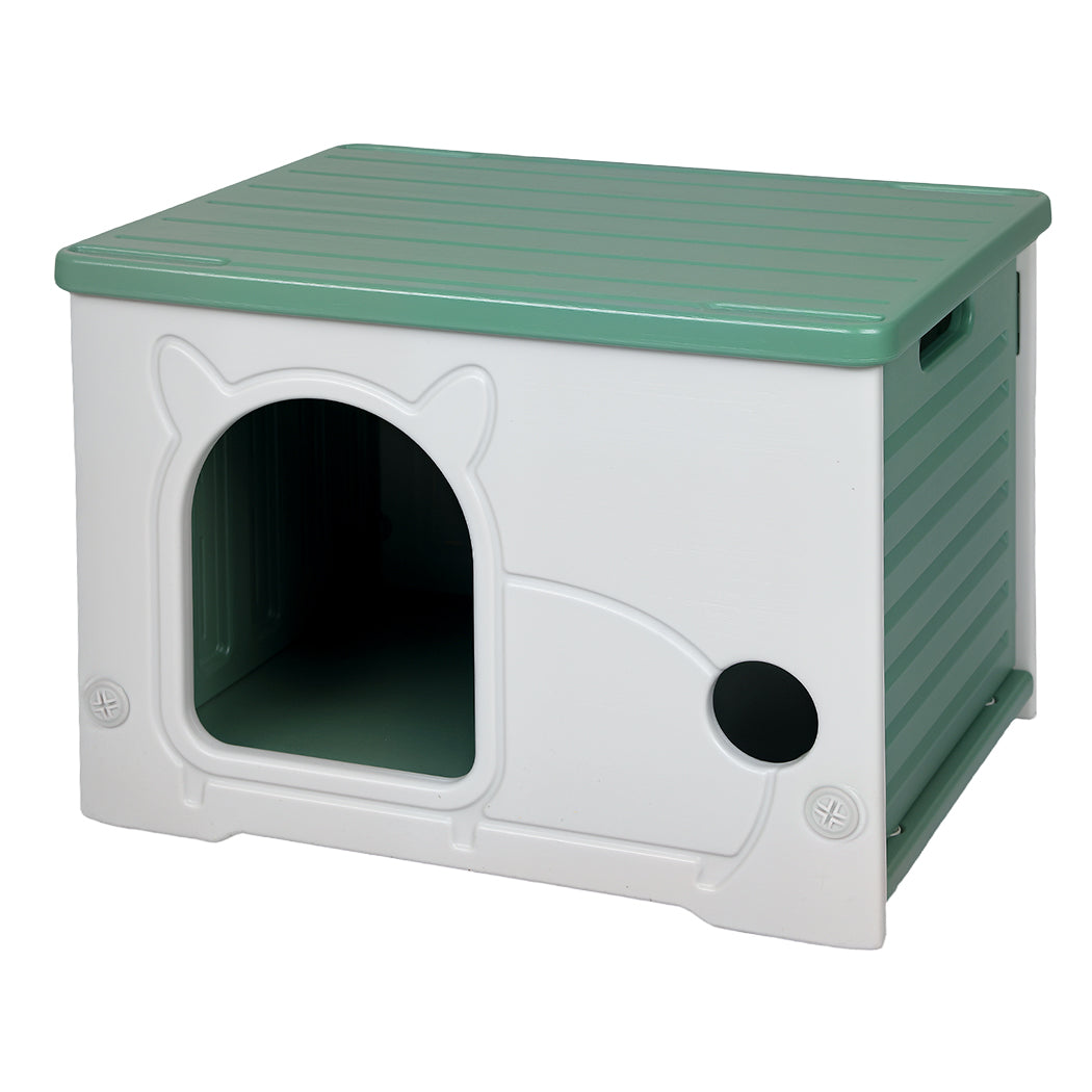 Pawz Outdoor Indoor Dogs Kennel Plastic Puppy Pet House-2050056793257807872