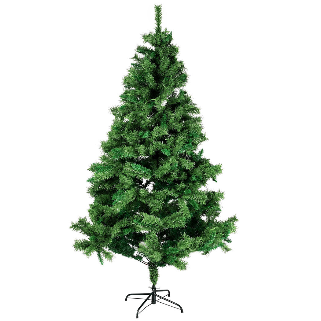 Santaco Christmas Tree 2.1m Slim PVC Xmas Tree with 797 Tips Green-2100035037754953728