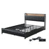 Levede Queen Bed Frame PU 4 Drawer USB Charge-2018816936221216768