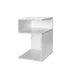 Levede 1xBedside Tables Drawers Side White-1864184439186264064
