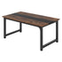 Levede Dining Table 4-6 Seater Industrial Rectangular 160cm Kitchen Restaurant-2072893553973006336