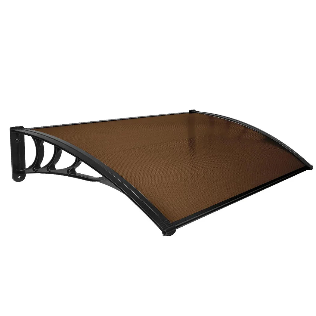 Mountview Window Door Awning Outdoor 1M X 1.5M Brown 1x1.5M-2006733104068300800