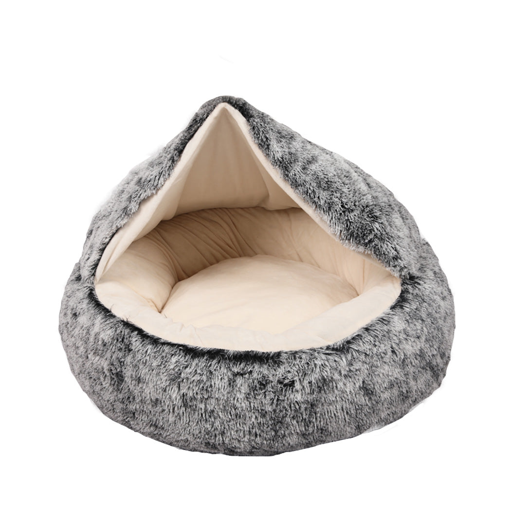 PaWz Pet Dog Calming Bed Warm Soft Plush M Medium-2018816726787035136