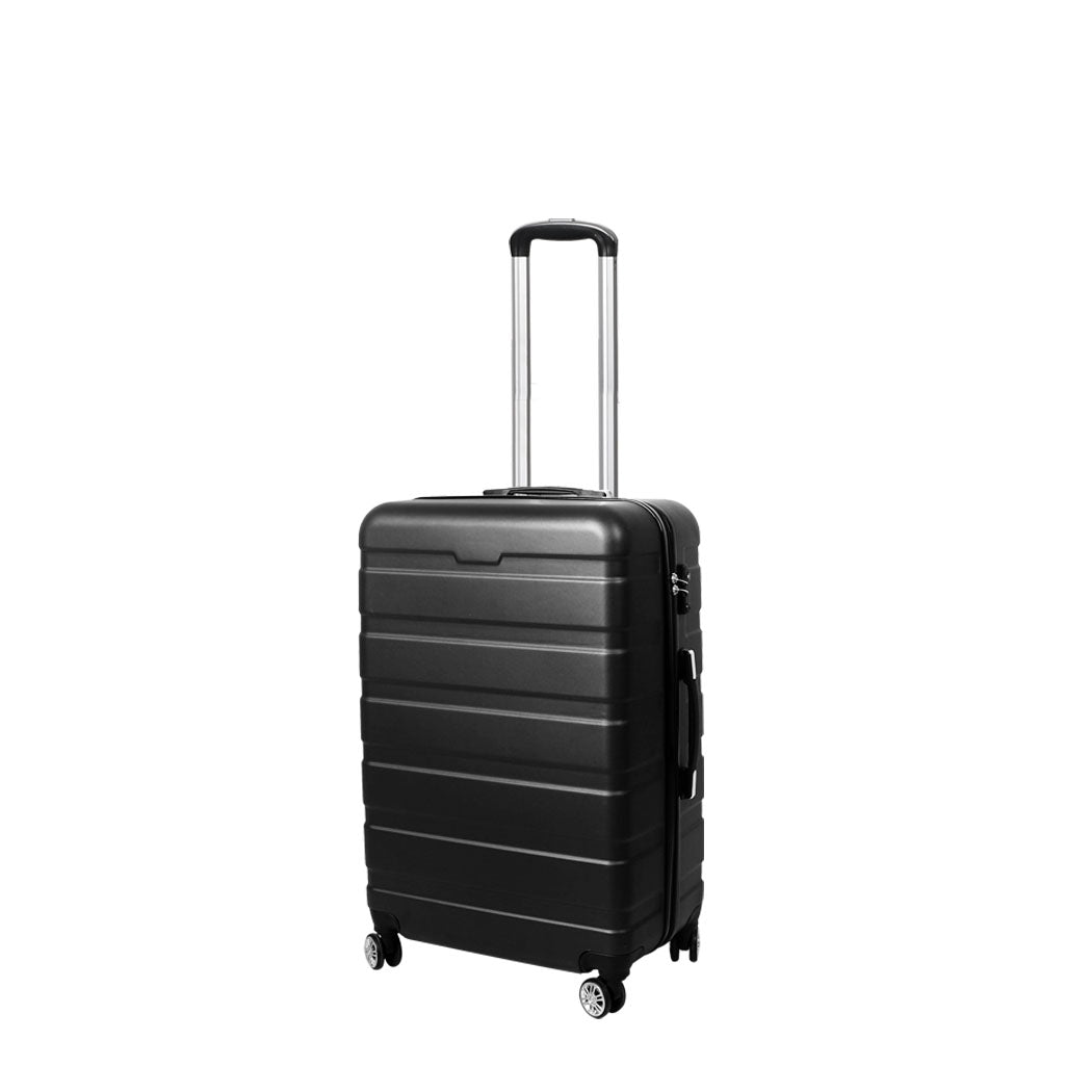 Slimbridge 24" Luggage Case Suitcase Black 24 inch-1864184365202935808