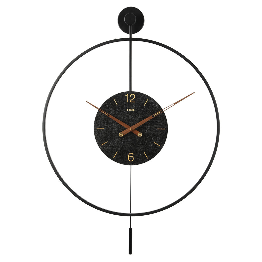 Yezi Wall Clock 50cm Large Round Modern Home Decoration