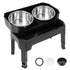 Pawz Raised Dog Bowls Adjustable Elevated Feeder Slow Feeder Lick Mat Foldable-2072893572549578752