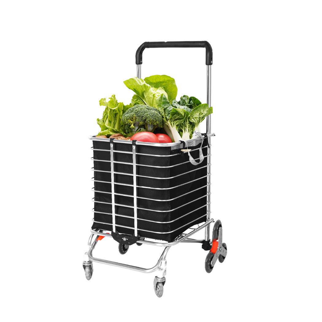 Mountview Foldable Shopping Cart Trolley-1942353201193947136